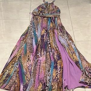 Fashion Nova leopard multicolored Dress